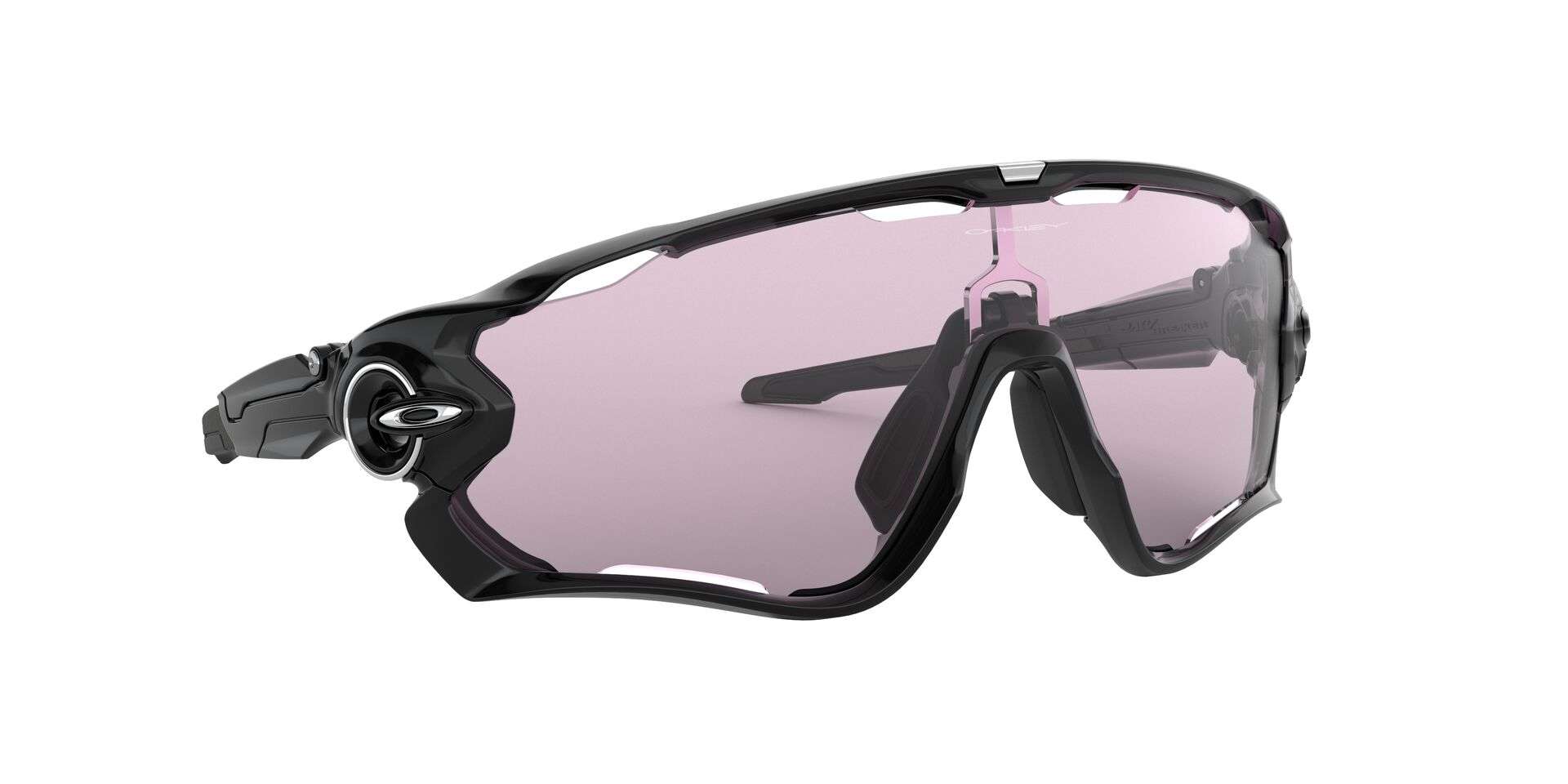 Oakley Jawbreaker Fietsbril Polished Zwart Prizm Low Light Lens