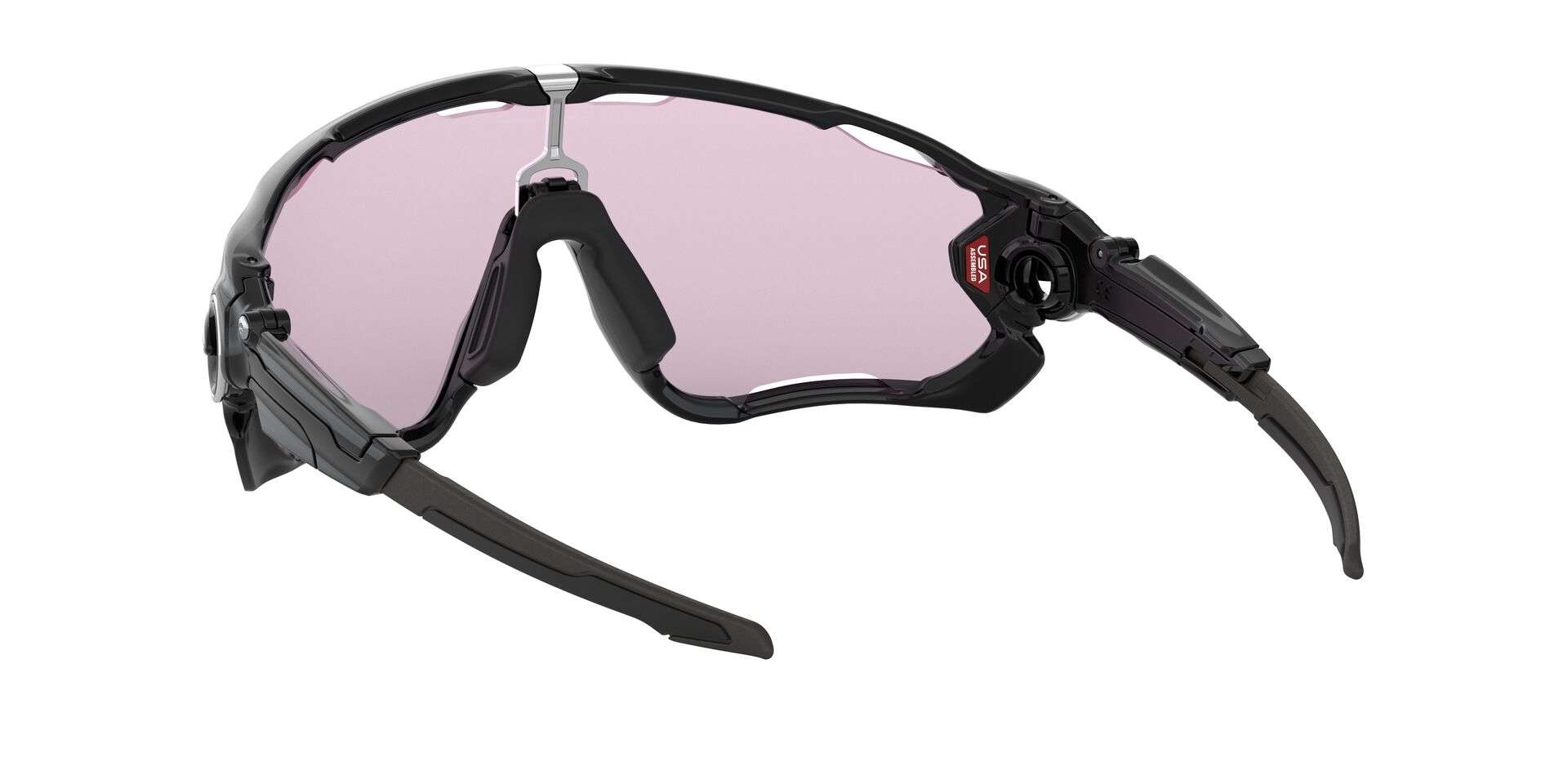 Oakley Jawbreaker Fietsbril Polished Zwart Prizm Low Light Lens