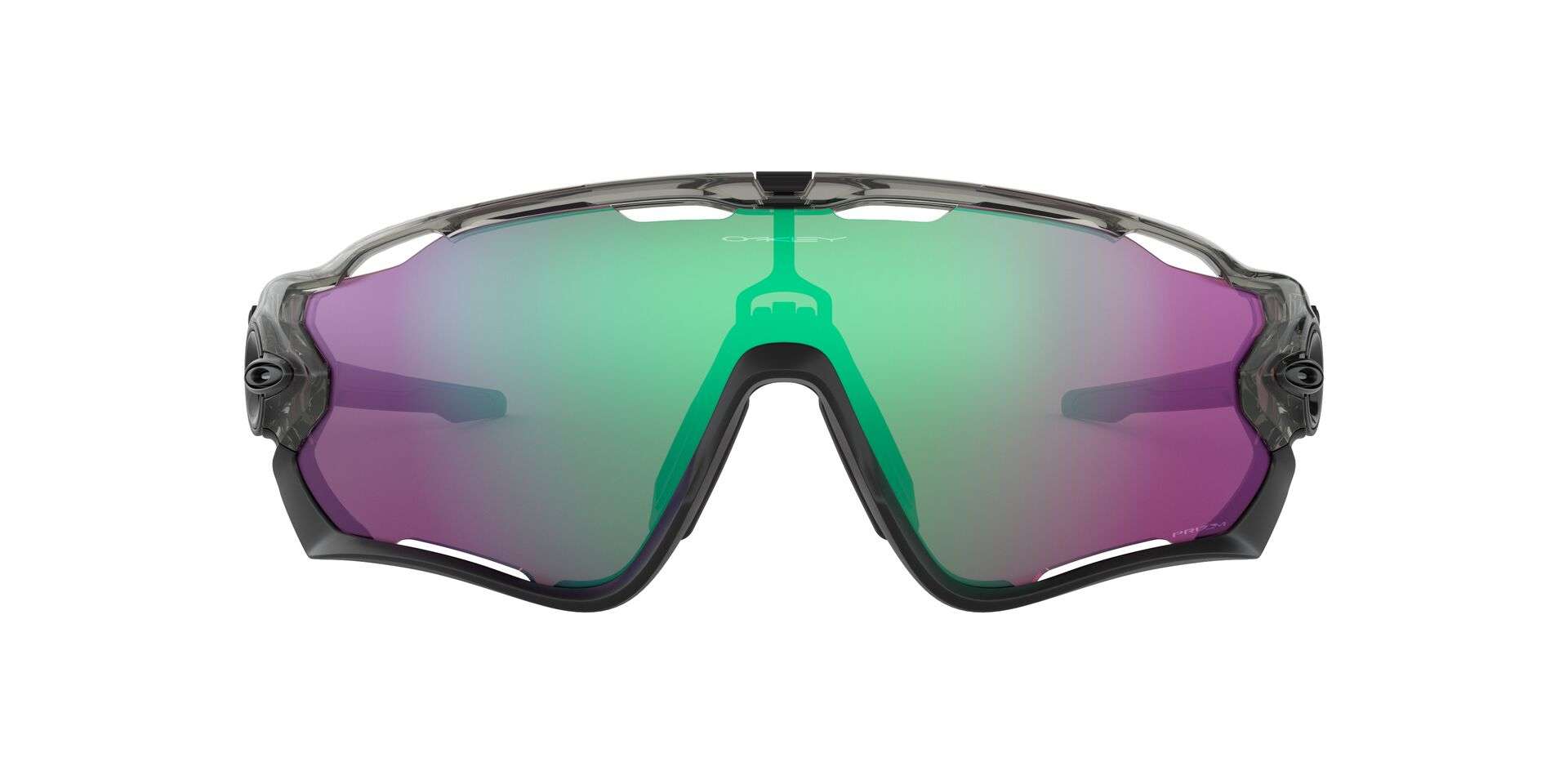 Oakley Jawbreaker Fietsbril Grijs met PRIZM Road Jade Lens