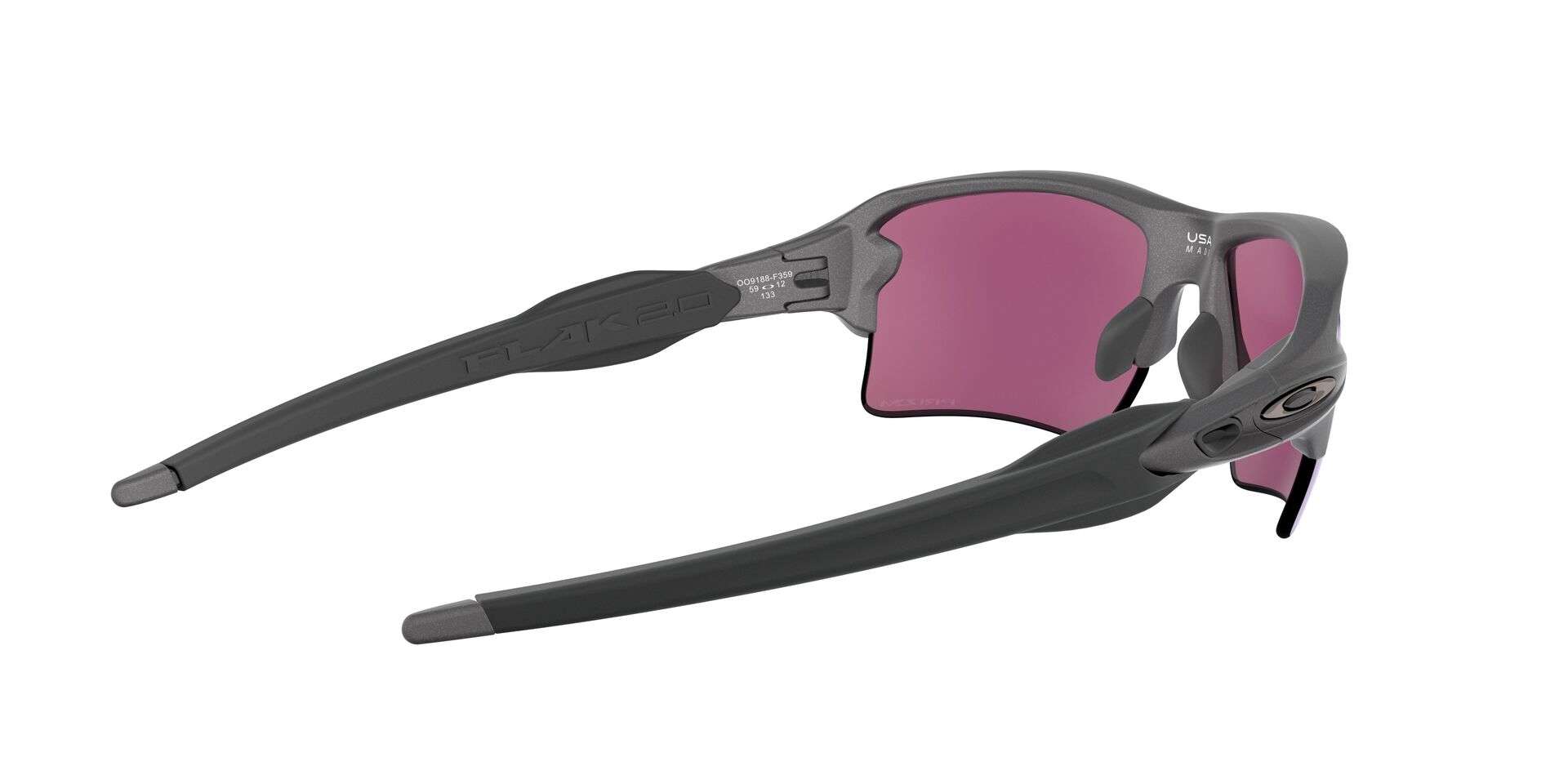 Oakley Flak 2.0 XL Sport Zonnebril Steel met Prizm Road Jade Lens