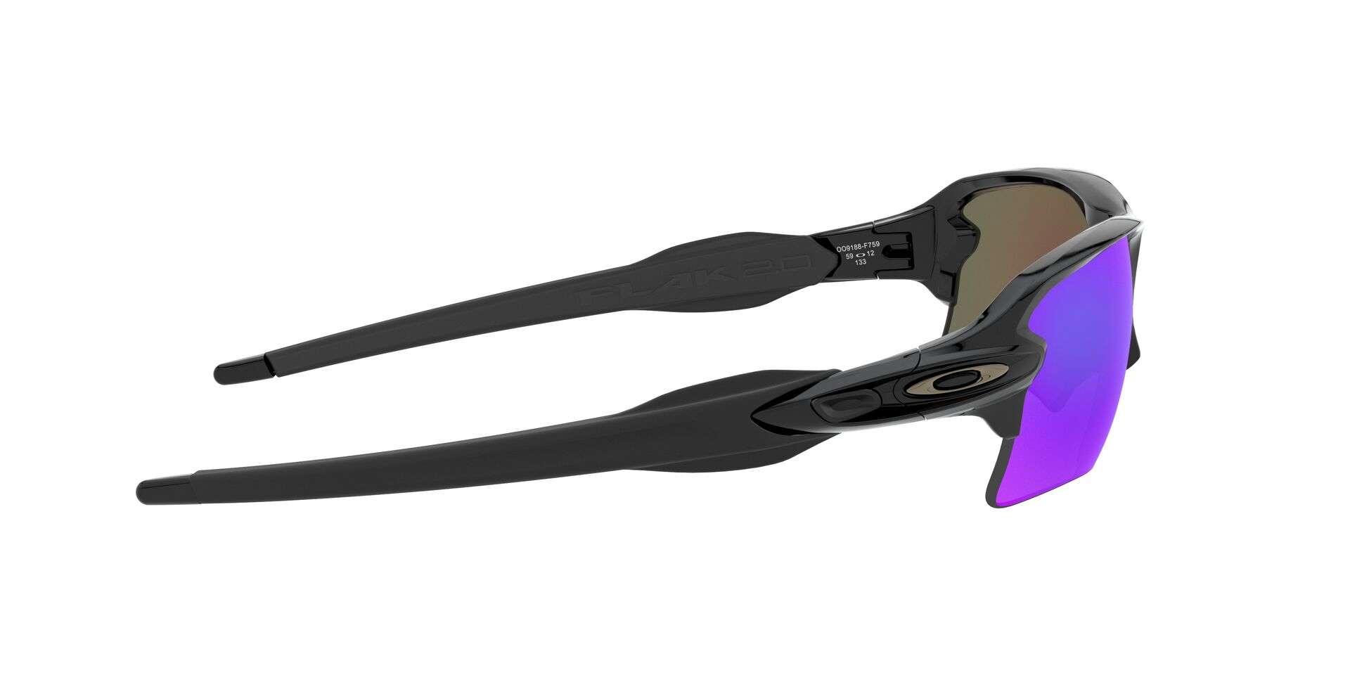 Oakley Flak 2.0 XL Sport Zonnebril Polished Zwart met Prizm Sapphire Iridium 