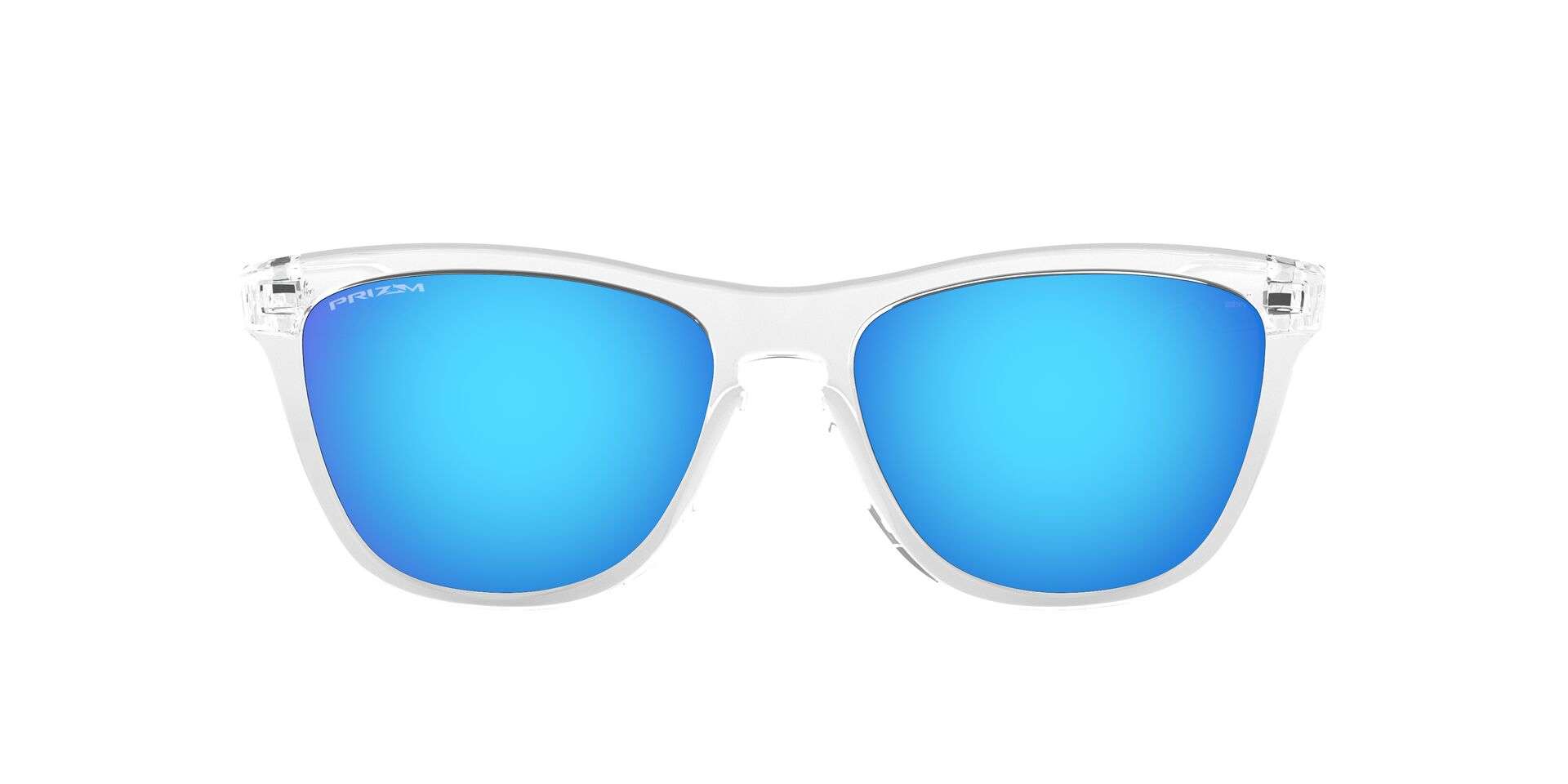 Oakley Frogskins Sport Zonnebril Crystal Clear met Prizm Sapphire Lens