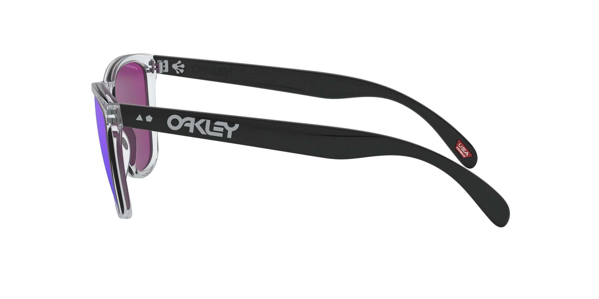 Oakley Frogskins 35TH Sport Zonnebril Polished Clear met Prizm Violet Lens