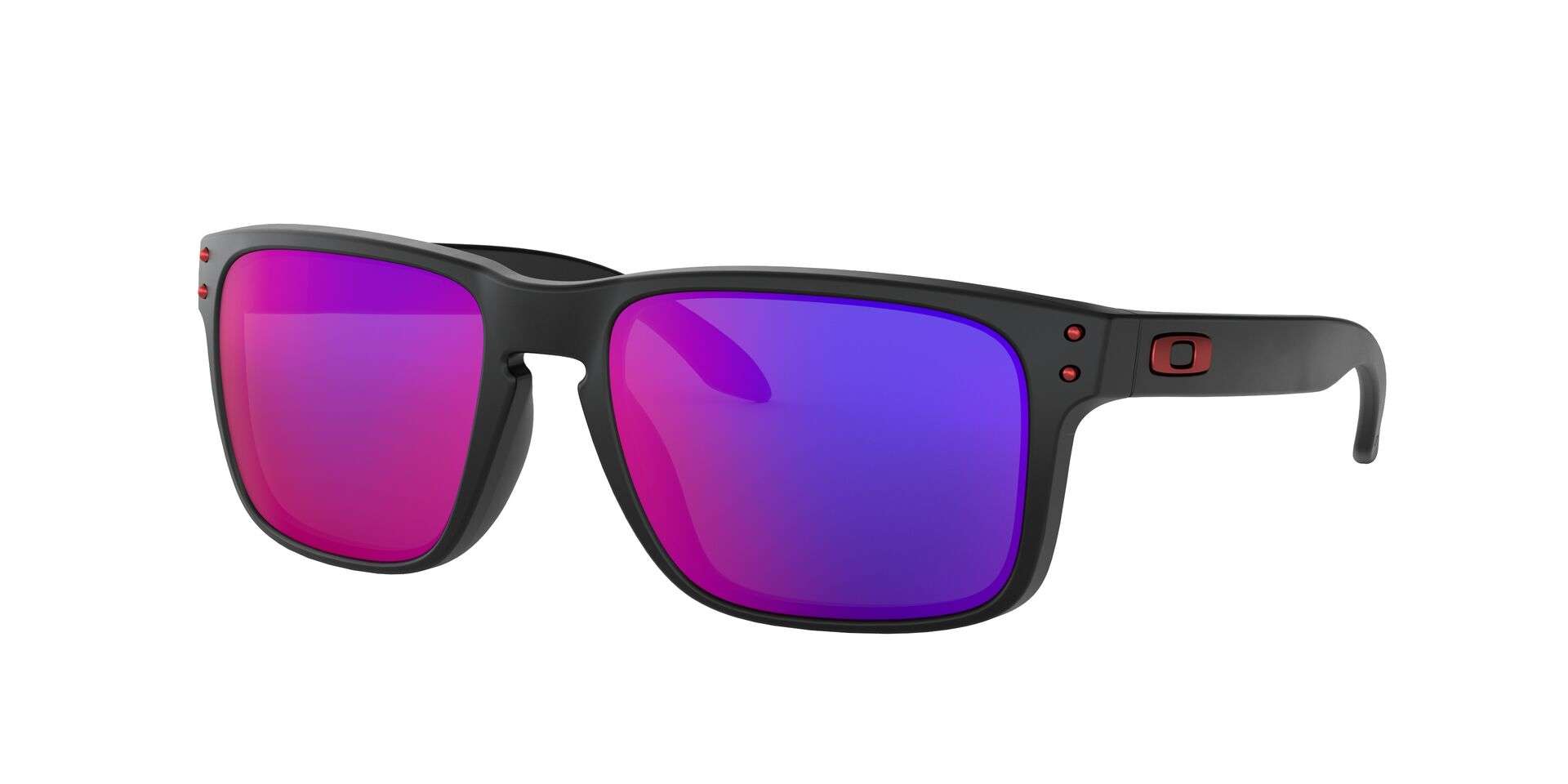 Oakley Holbrook Sport Zonnebril Mat Zwart met Positive Red Iridium Lens