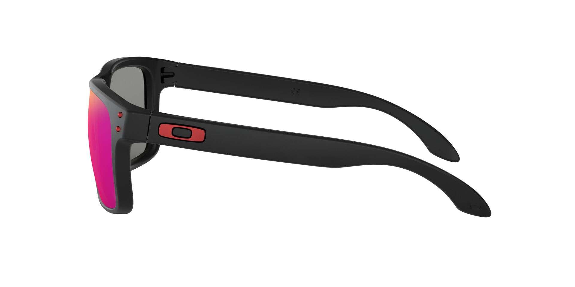 Oakley Holbrook Sport Zonnebril Mat Zwart met Positive Red Iridium Lens