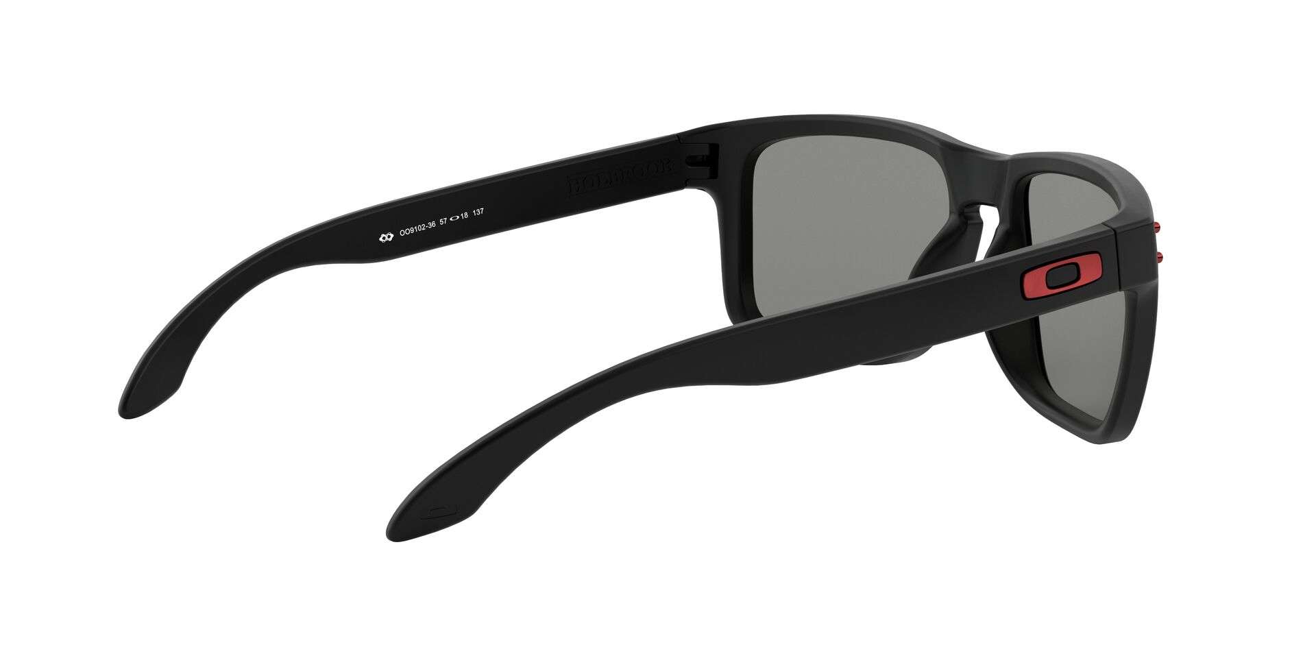 Oakley Holbrook Sport Zonnebril Mat Zwart met Positive Red Iridium Lens