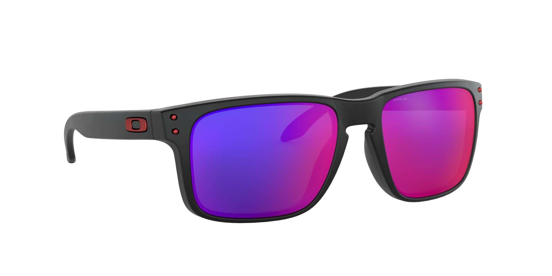 Oakley Holbrook Sport Zonnebril Mat Zwart met Positive Red Iridium Lens