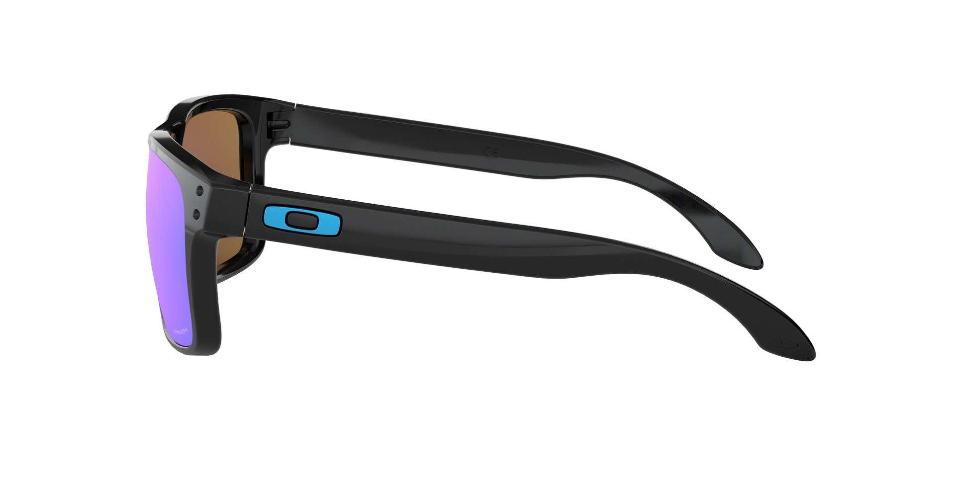 Oakley Holbrook Sport Zonnebril Polished Zwart met Prizm Sapphire Lens