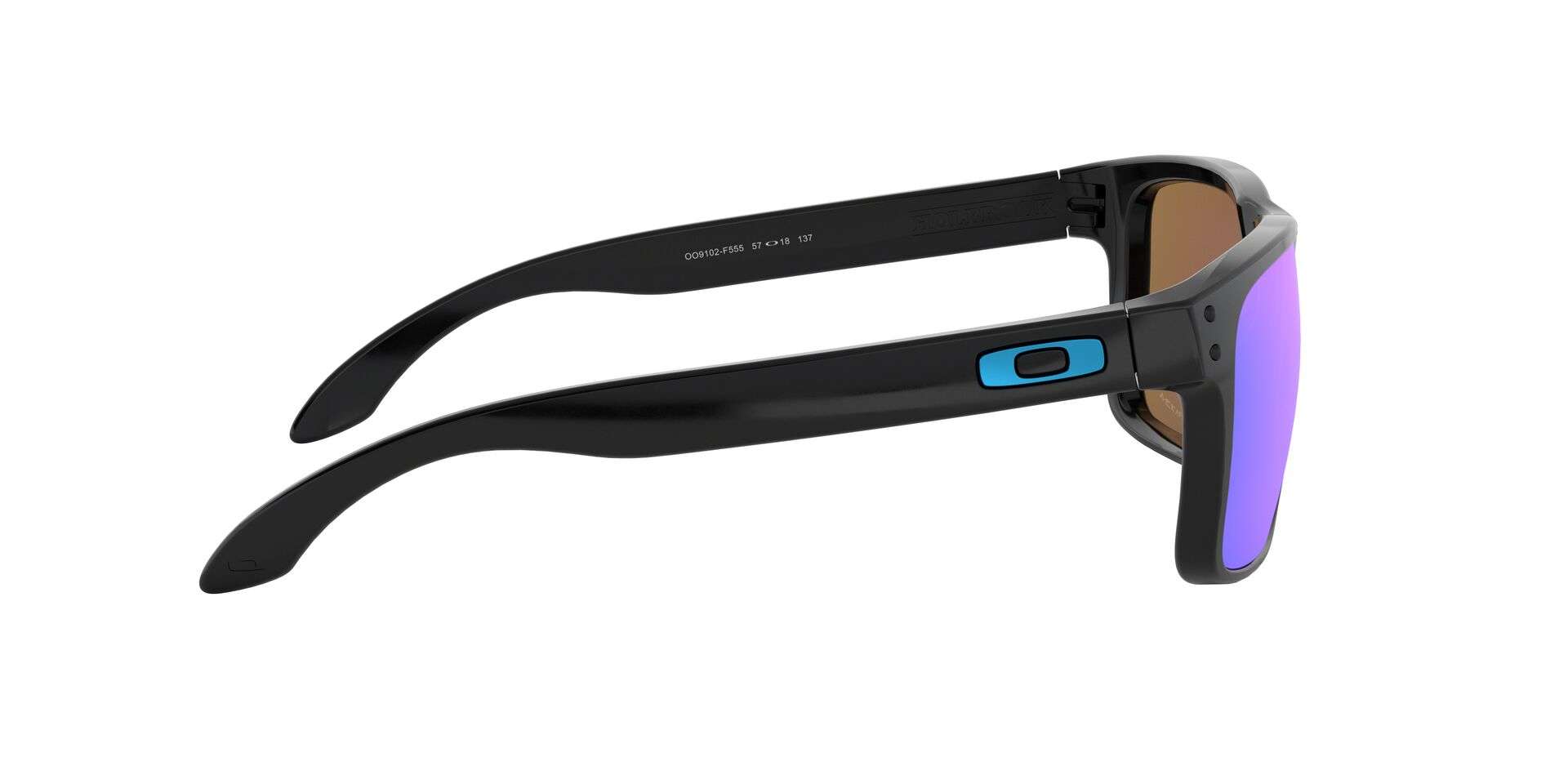 Oakley Holbrook Sport Zonnebril Polished Zwart met Prizm Sapphire Lens