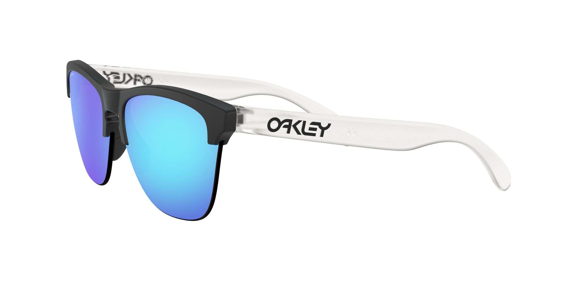 Oakley Frogskins Lite Sport Zonnebril Mat Zwart met Prizm Sapphire Lens
