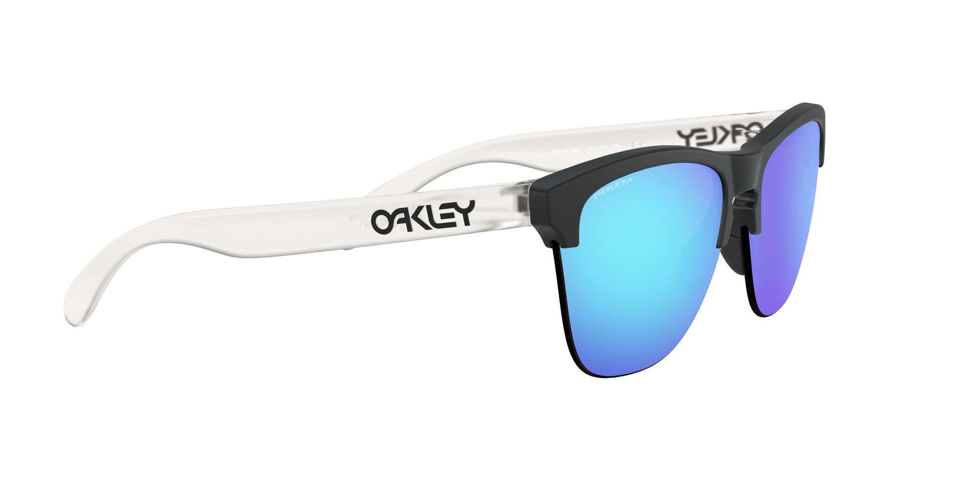 Oakley Frogskins Lite Sport Zonnebril Mat Zwart met Prizm Sapphire Lens