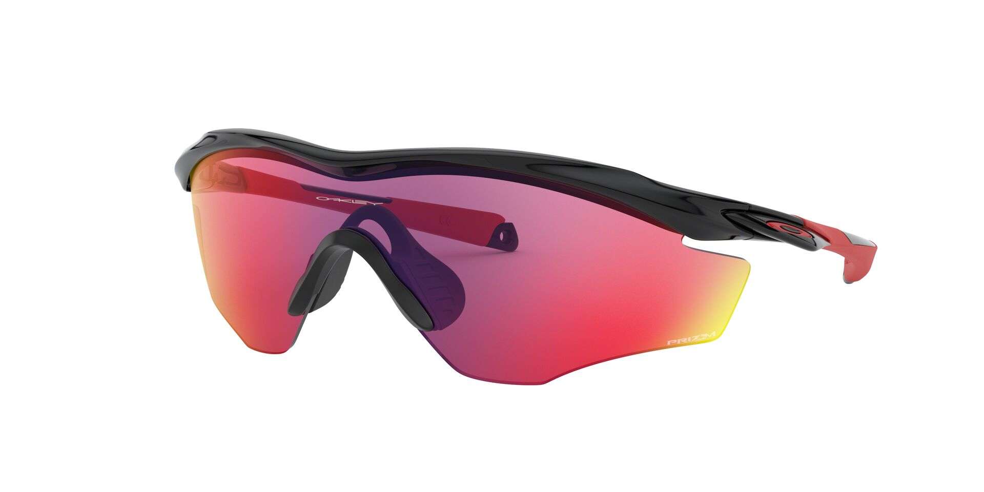 Oakley M2 Frame XL Sport Zonnebril Polished Zwart met Prizm Road Lens