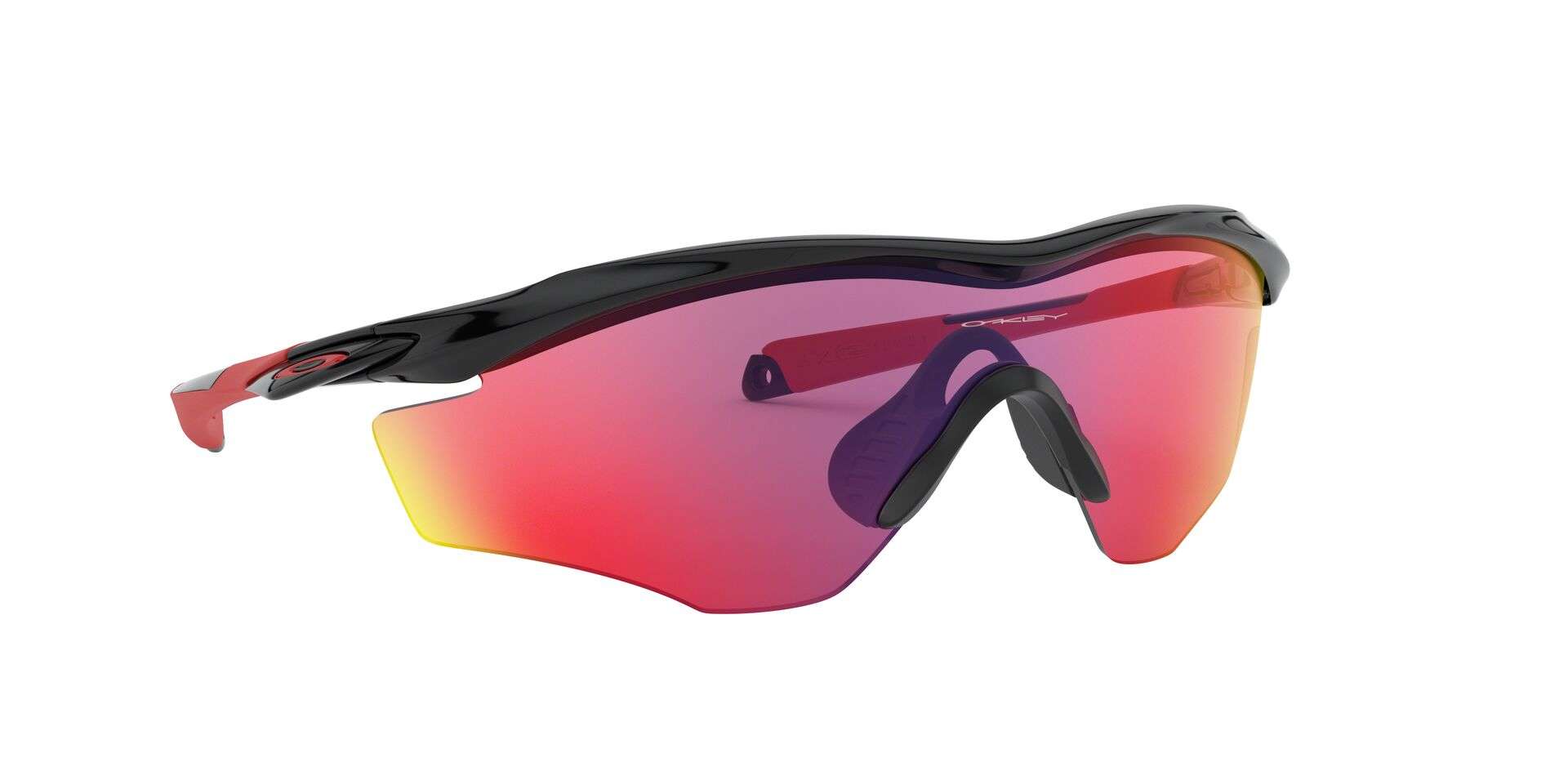 Oakley M2 Frame XL Sport Zonnebril Polished Zwart met Prizm Road Lens