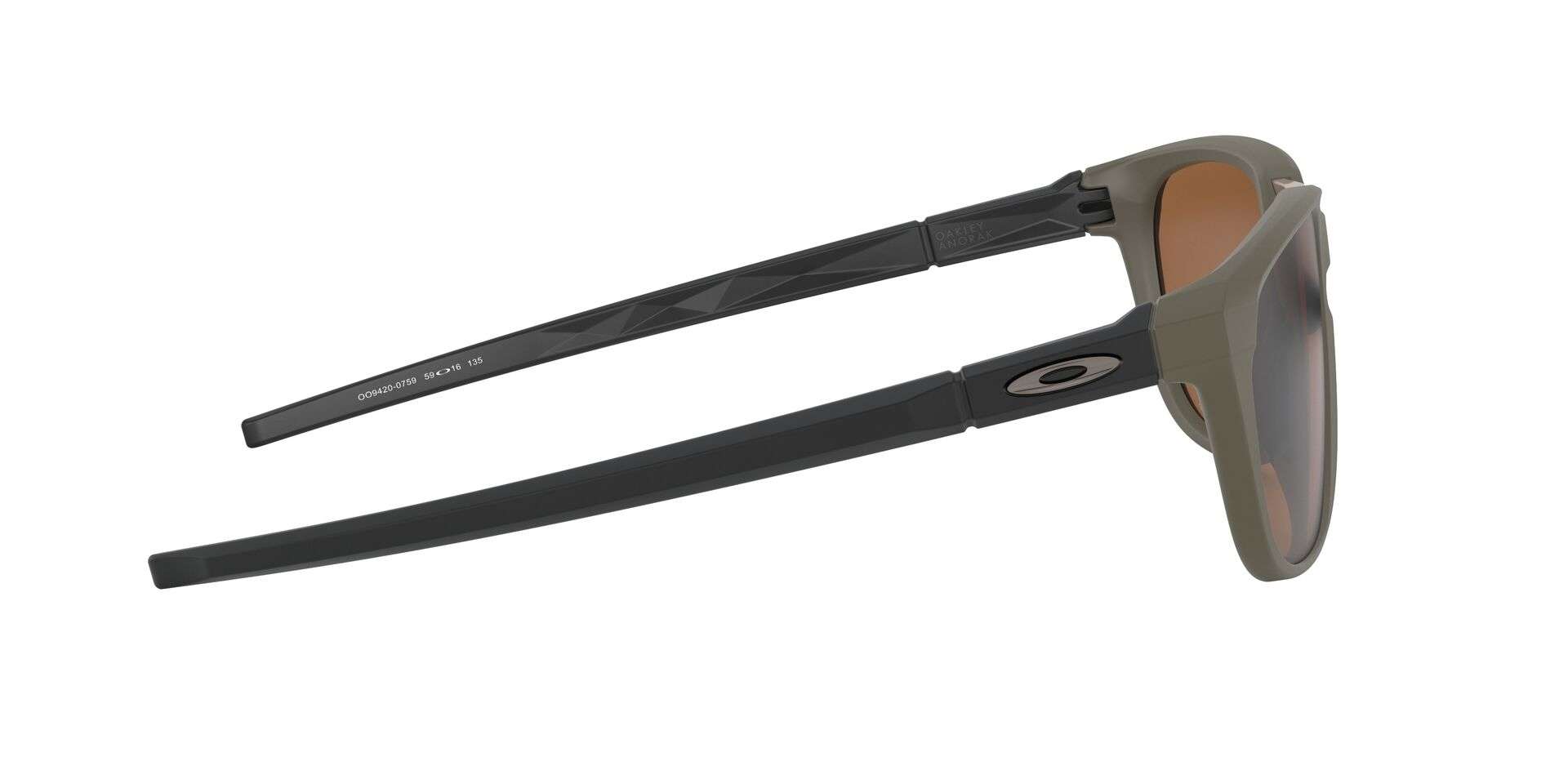 Oakley Anorak Sport Zonnebril Mat Groen met Prizm Tungsten Polarized Lens