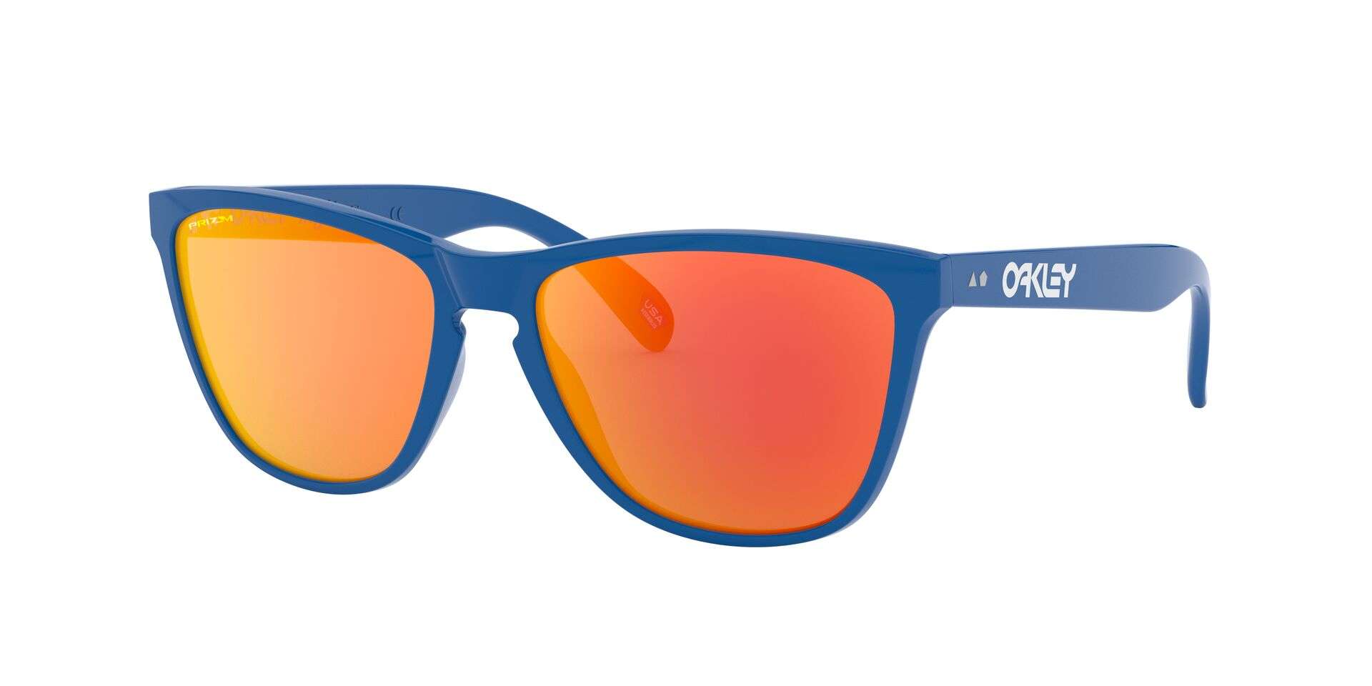 Oakley Frogskins 35TH Sport Zonnebril Primary Blauw met Prizm Ruby Lens