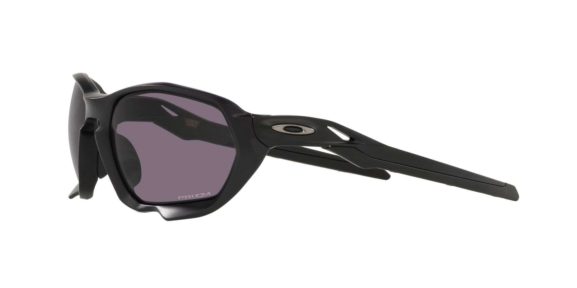 Oakley Plazma Sport Zonnebril Zwart Met Prizm Grey Lens