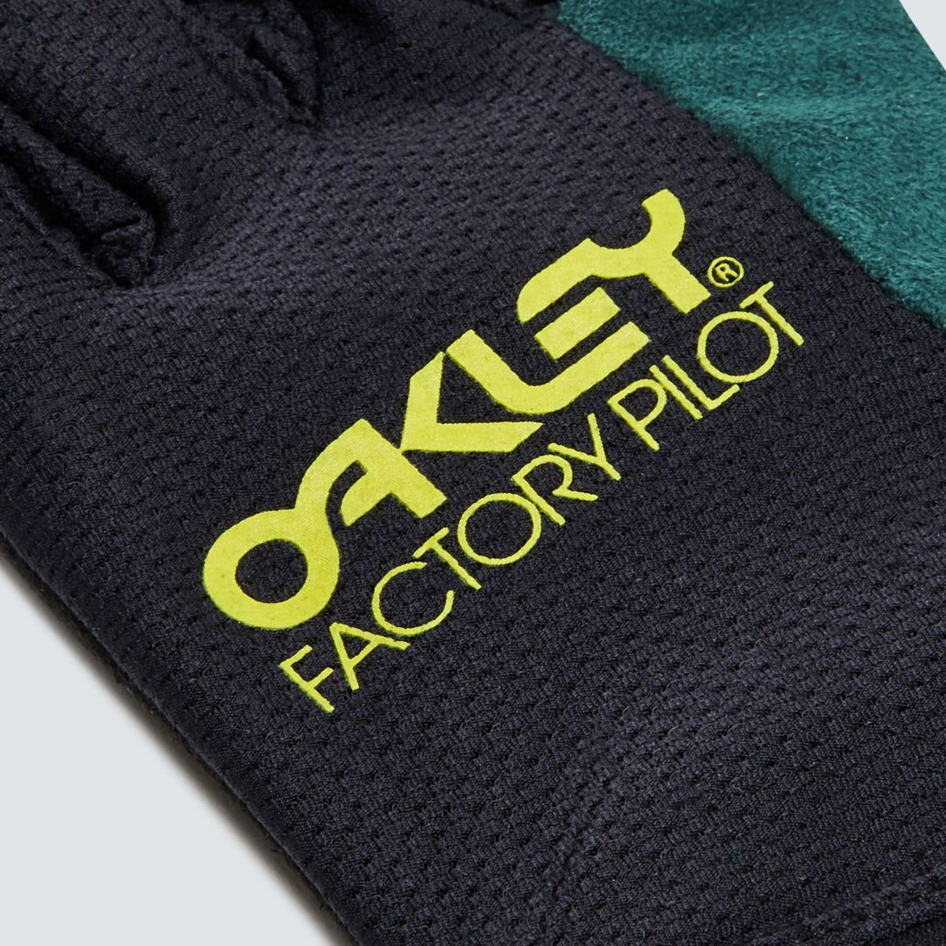 Oakley All Mountain MTB Fietshandschoenen Zwart/Geel/Groen