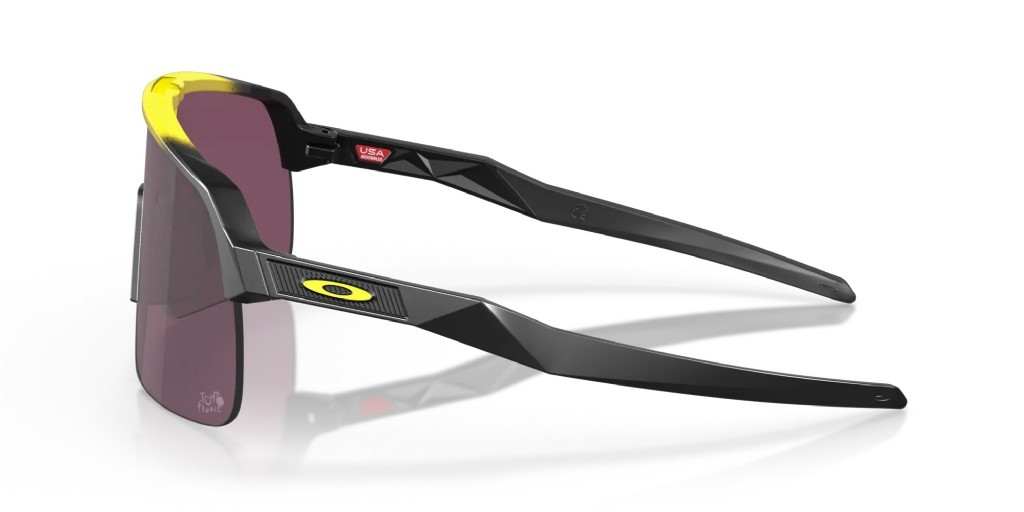 Oakley Sutro Lite TDF Sport Zonnebril Geel/Zwart met Prizm Road Black Lens