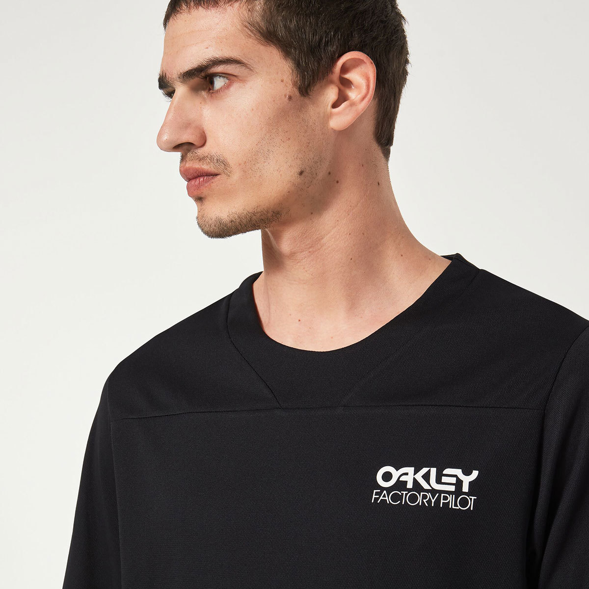 Oakley Factory Pilot Lite II MTB Fietsshirt Korte Mouwen Zwart Heren