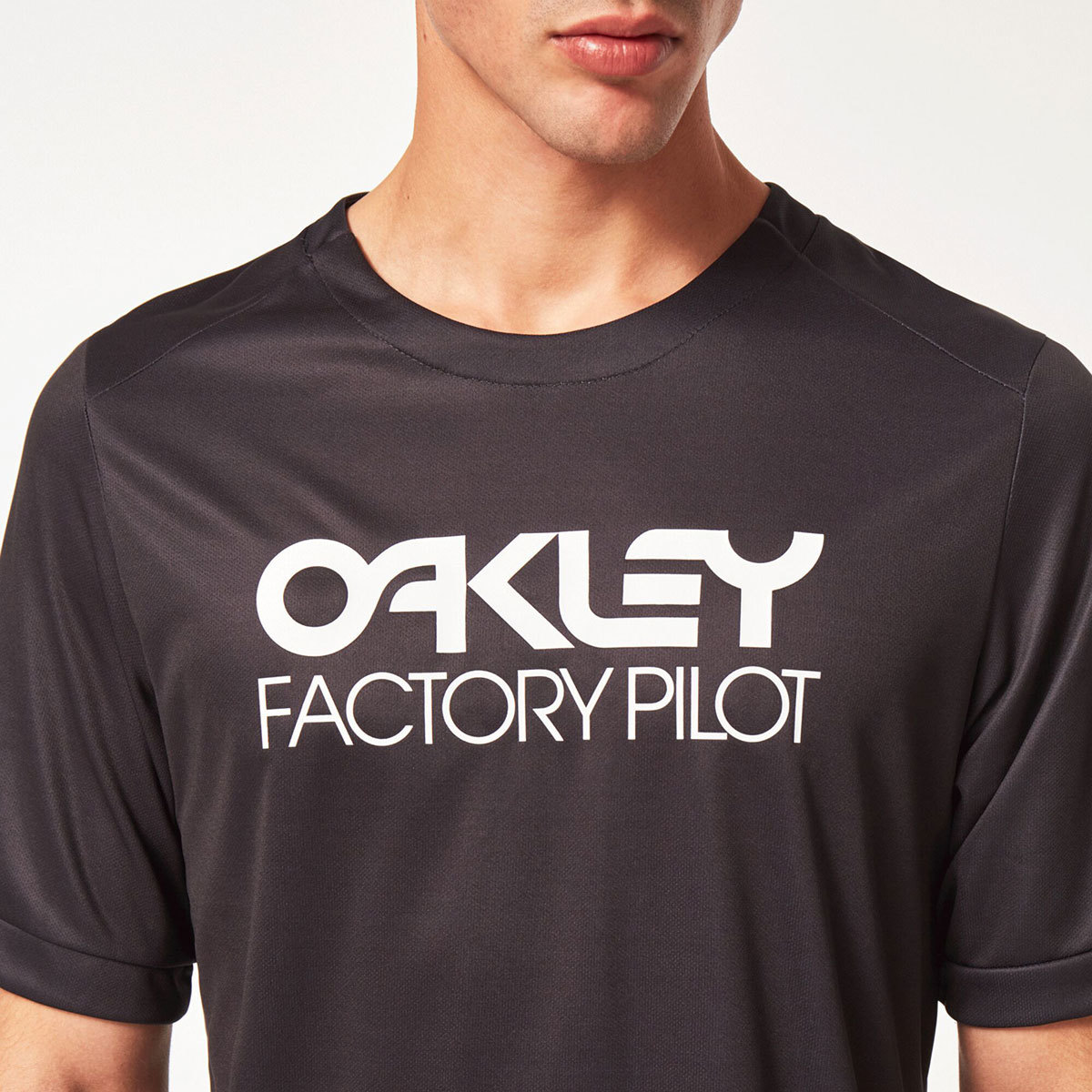 Oakley Factory Pilot II MTB Fietsshirt Korte Mouwen Zwart Heren
