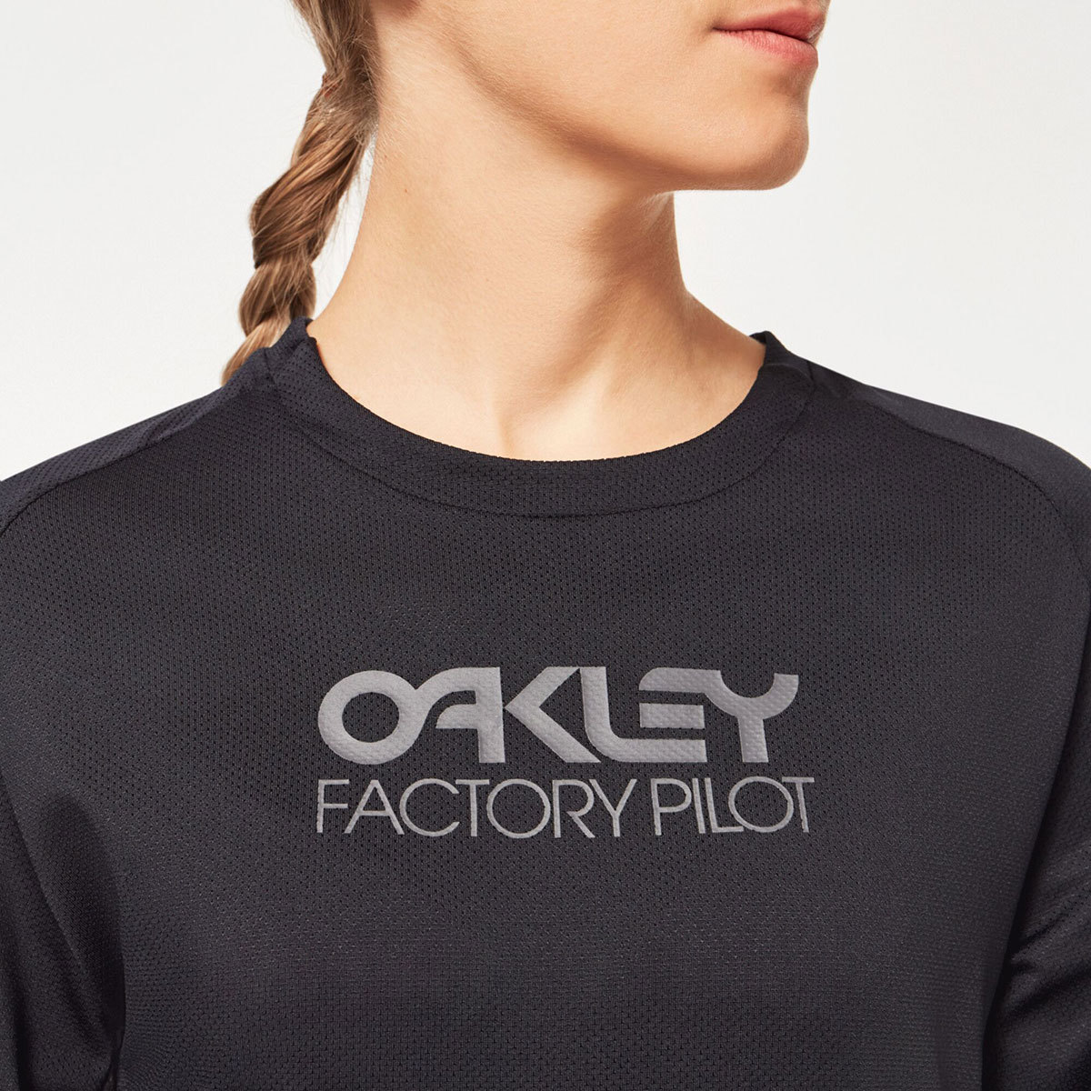 Oakley Factory Pilot II MTB Fietsshirt Lange Mouwen Zwart Dames