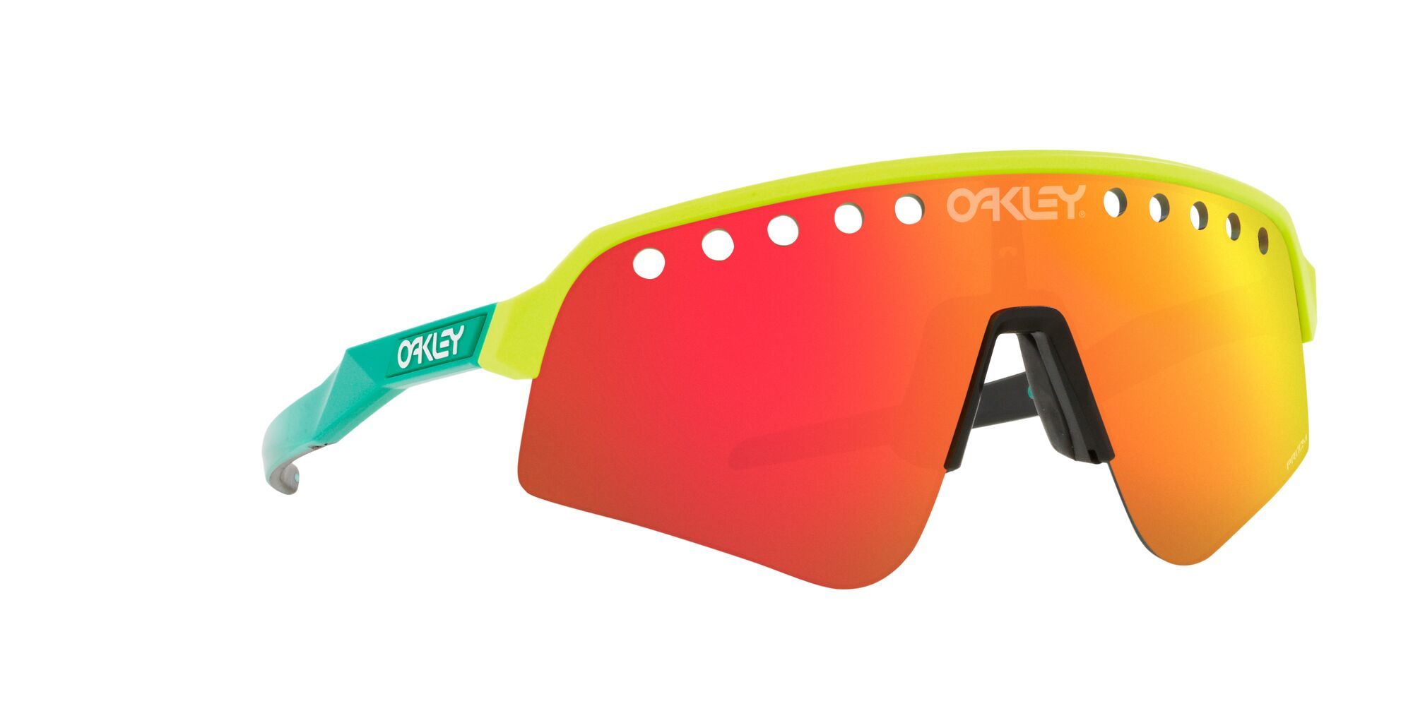 Oakley Sutro Lite Sweep Vented Fietsbril Geel met Prizm Ruby Lens