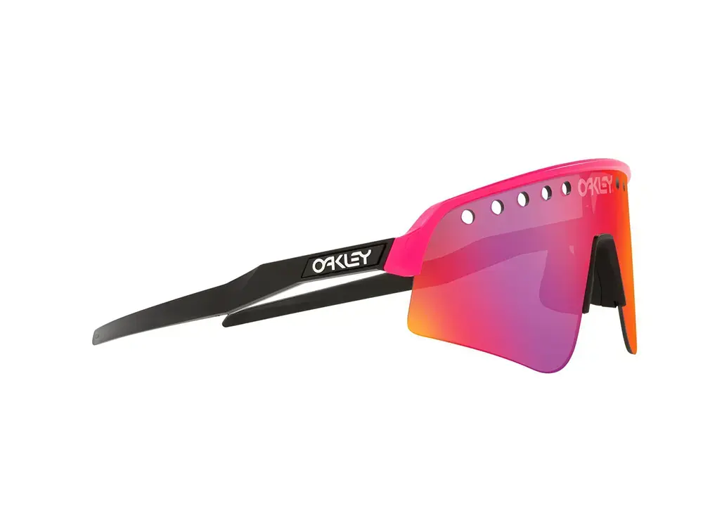 Oakley Sutro Lite Sweep Vented Fietsbril Roze met Prizm Road Lens