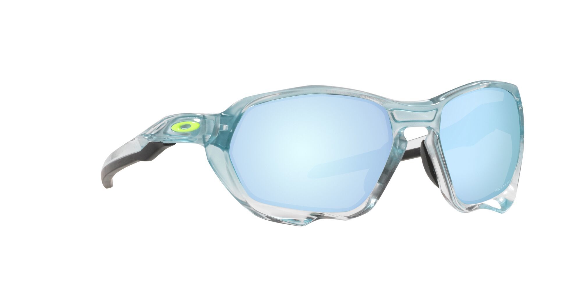 Oakley Plazma Sport Zonnebril Blauw/Wit met Prizm Deep Water Polar Lens