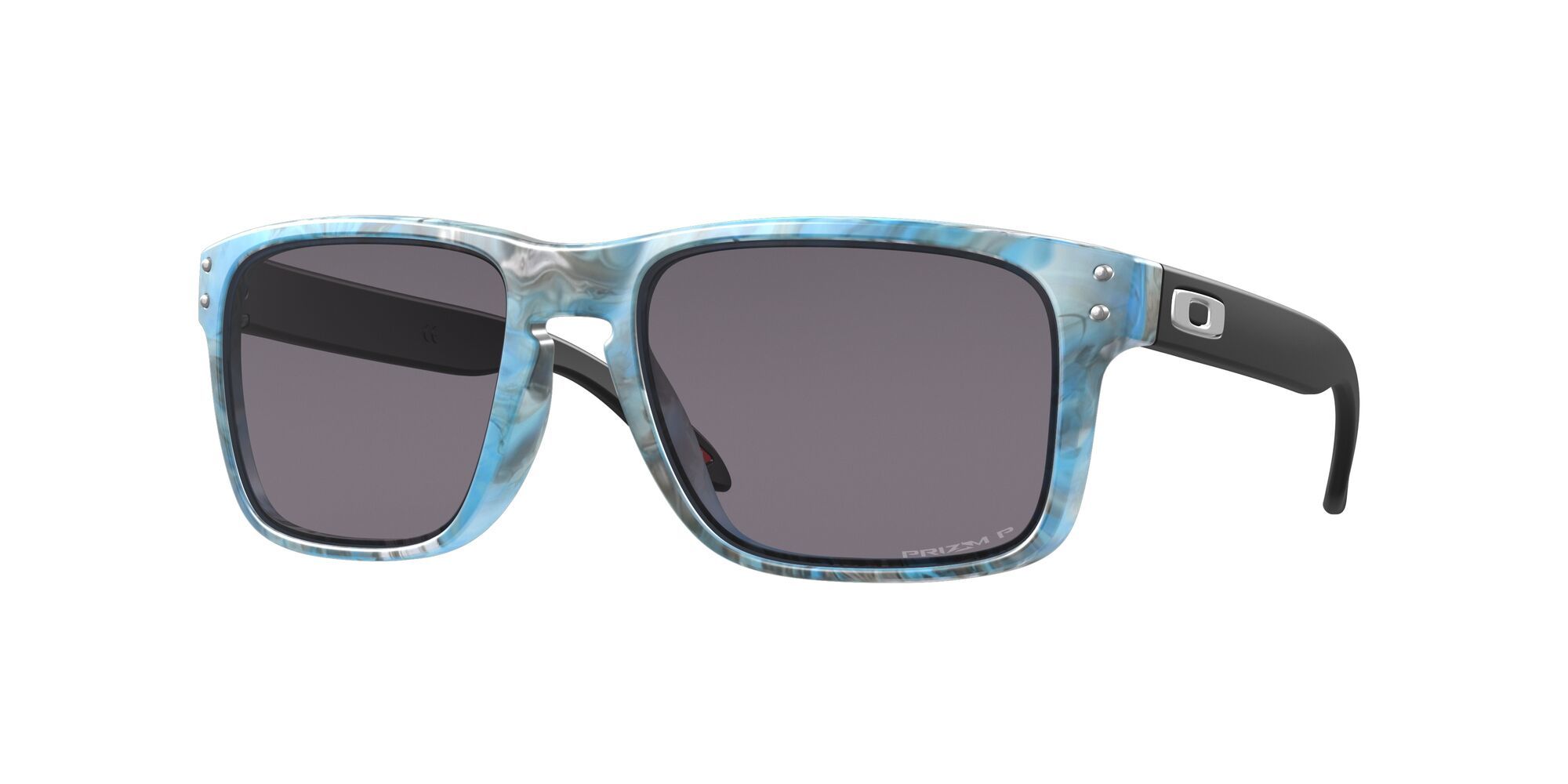 Oakley Holbrook Sport Zonnebril Bruin/Blauw met Prizm Grey Polar Lens