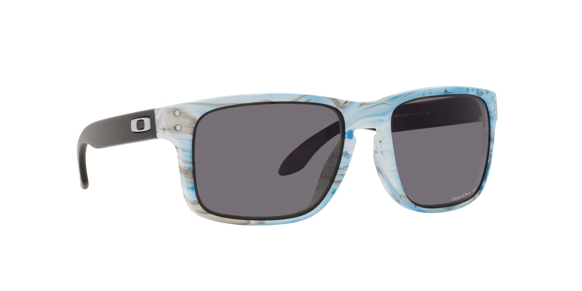 Oakley Holbrook Sport Zonnebril Bruin/Blauw met Prizm Grey Polar Lens