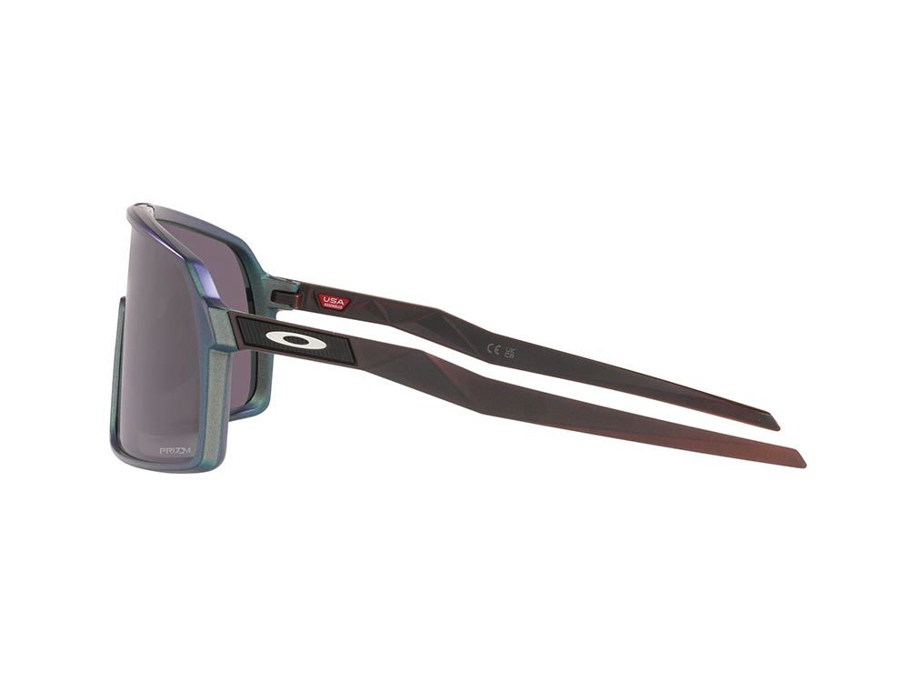 Oakley Sutro Sport Zonnebril Prizm Grey Lens Mat Groen/Zilver