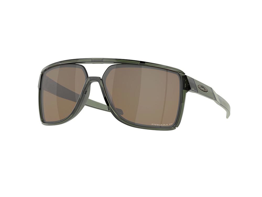 Oakley Castel Sport Zonnebril Prizm Tungsten Polarized Lens Olijfgroen