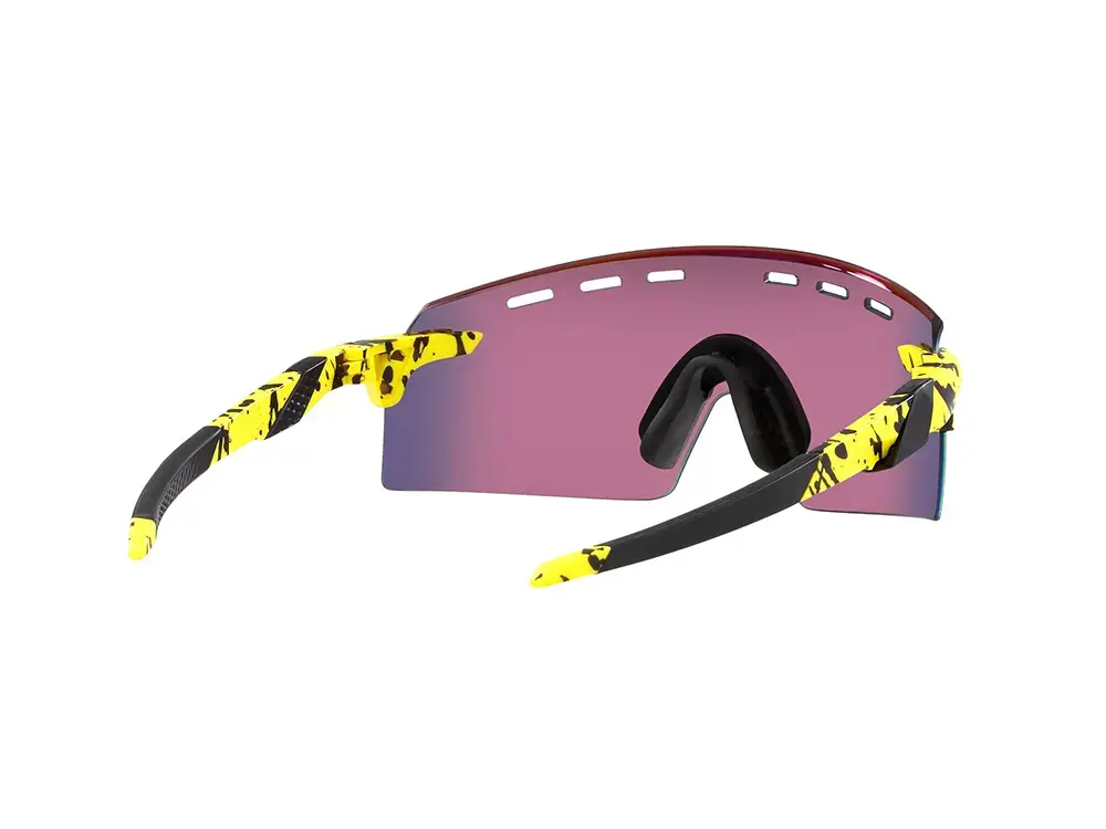 Oakley Encoder Strike Vented TdF Fietsbril Prizm Road Lens Geel/Zwart