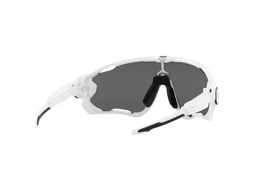 Oakley Jawbreaker Fietsbril Prizm Black Lens Mat Wit
