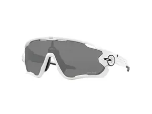 Oakley Jawbreaker Fietsbril Prizm Black Lens Mat Wit