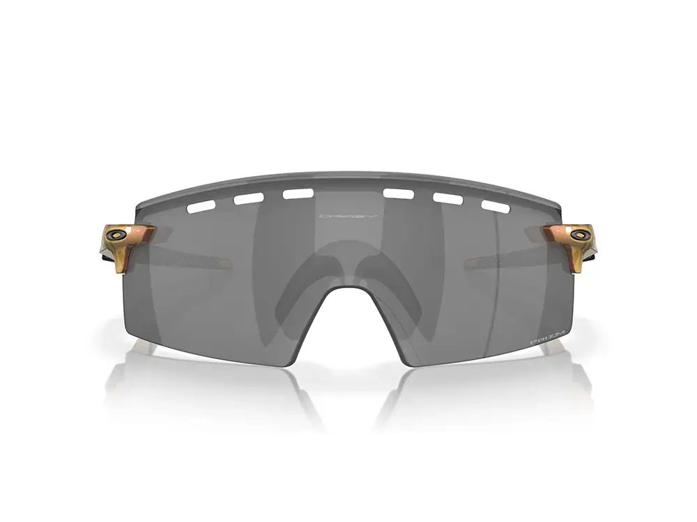 Oakley Encoder Strike Vented Sport Zonnebril Prizm Black Lens Mat Rood/Goud