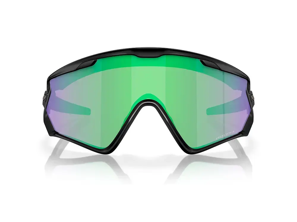 Oakley Wind Jacket 2.0 Sport Zonnebril Prizm Road Jade Lens Mat Zwart