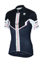 Sportful Chain Jersey Zwart/Wit/Tricolore Heren