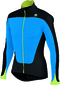 Sportful Force Thermal Fietsshirt Lange Mouwen Blauw/Zwart/Geel Heren
