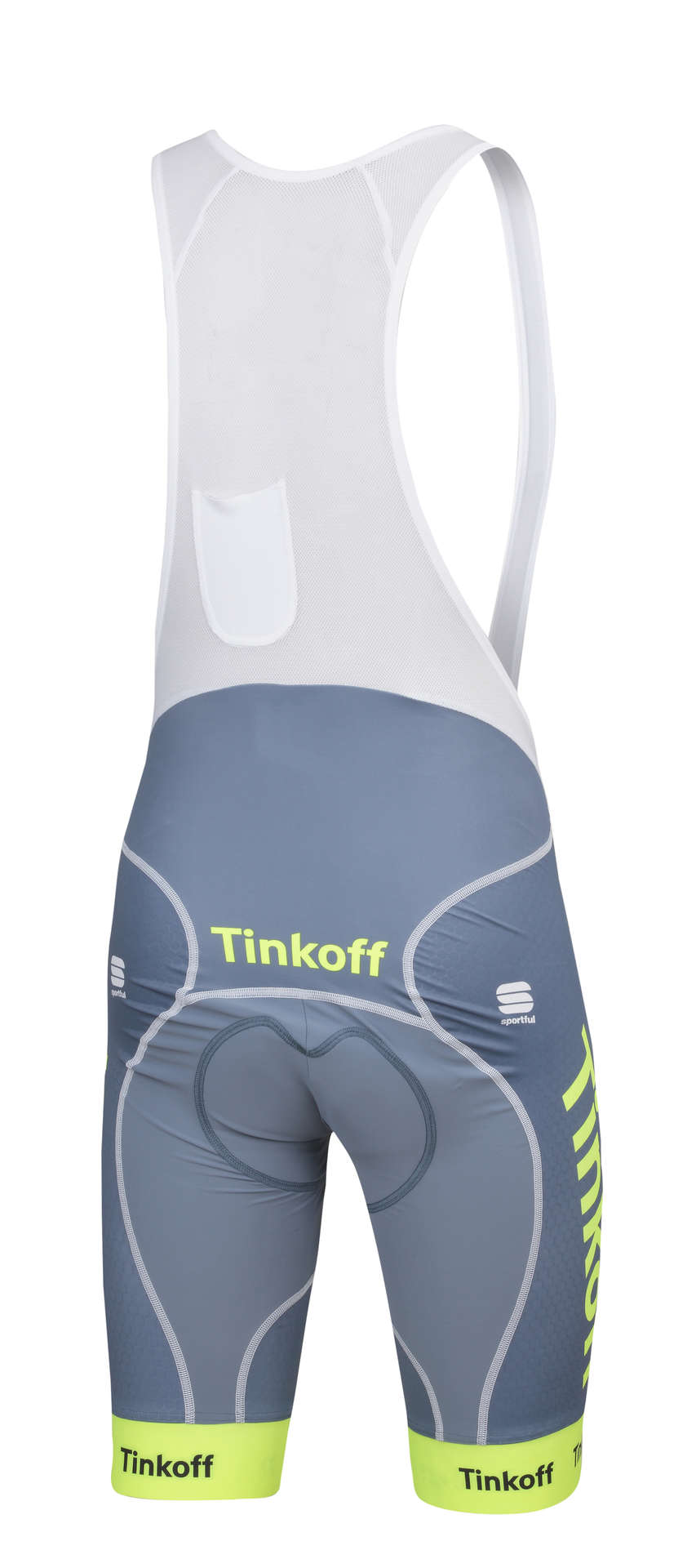Sportful Tinkoff BodyFit Classic Fietsbroek Met Bretels Fluo Geel/Grijs