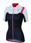 Sportful BodyFit Pro Fietsshirt Korte Mouwen Zwart/Wit/Roze Dames