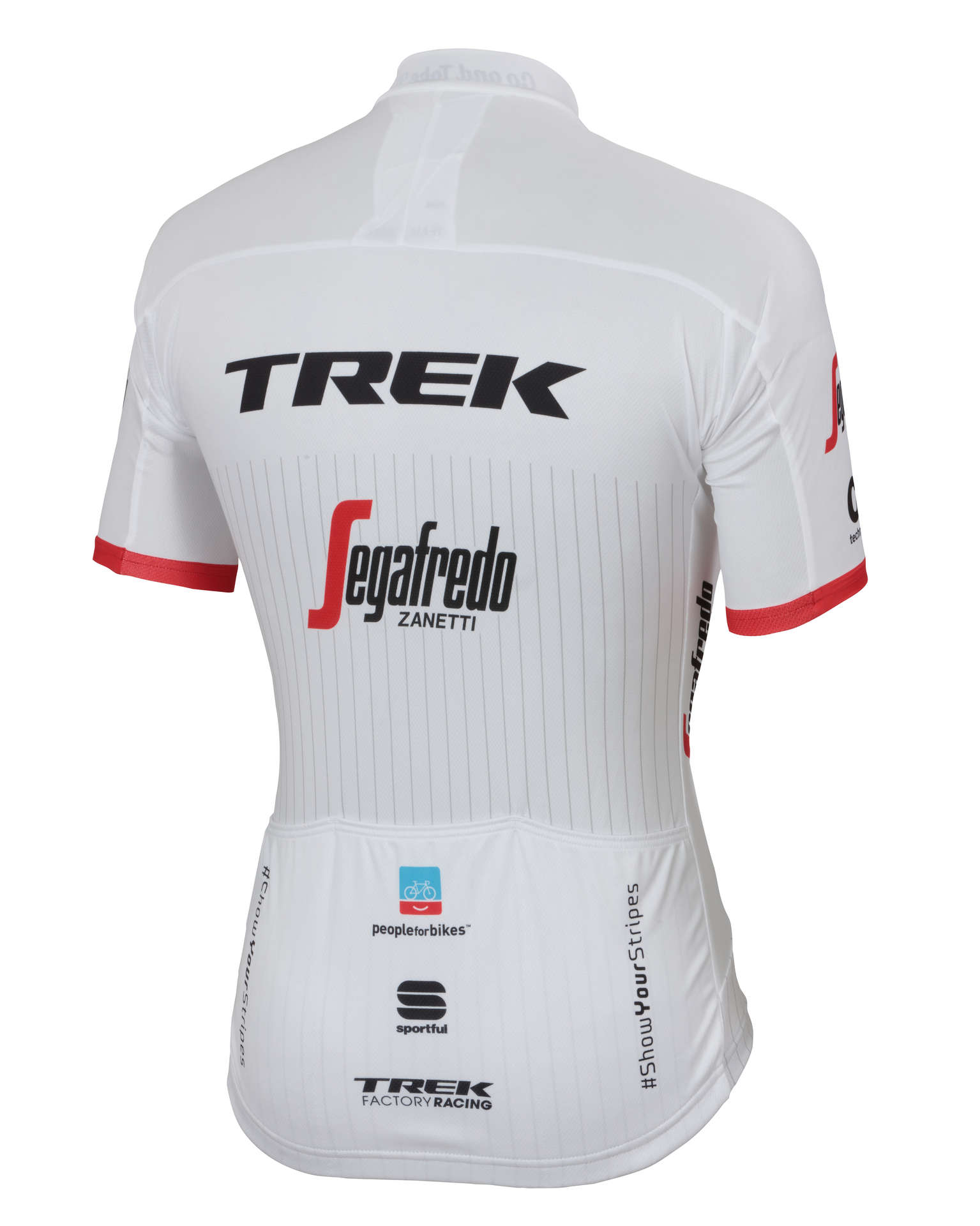 Sportful Trek-Segafredo BodyFit Tour de France Fietsshirt Korte Mouwen Wit