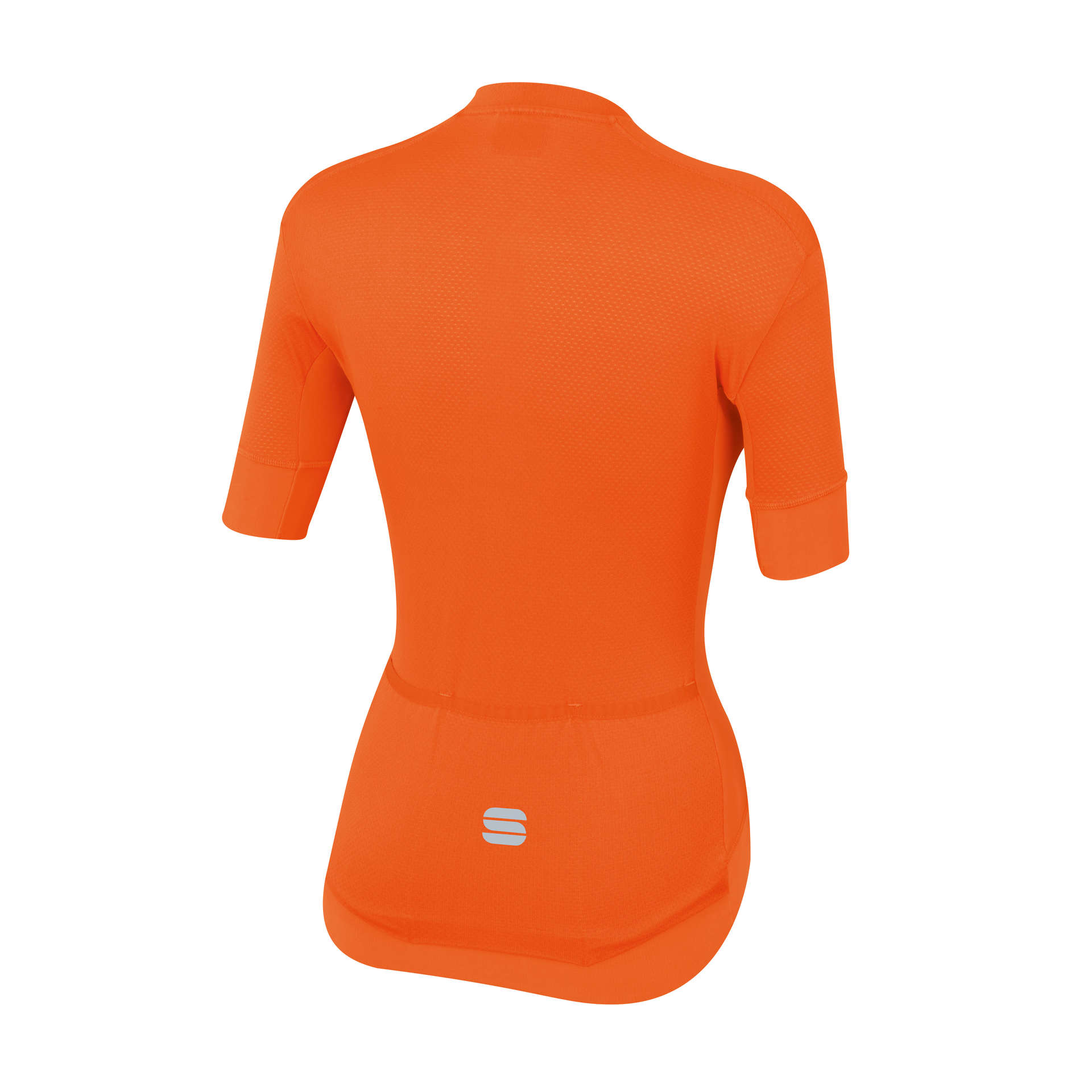 Sportful Monocrom Fietsshirt Korte Mouwen Oranje Dames