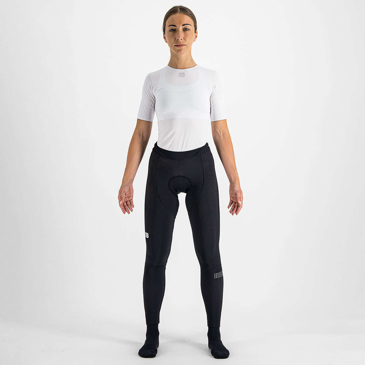 Sportful Neo Fietsbroek Lang Met Zeem en Bretels Zwart Dames koop je bij Futurumshop.nl