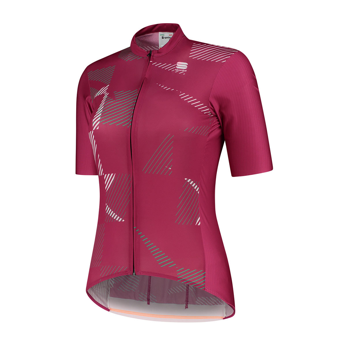 Sportful Neo Fietsshirt Korte Mouwen Paars Dames