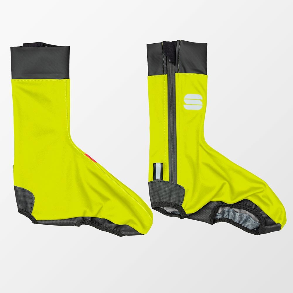 Sportful Fiandre Overschoenen Geel Zwart koop je bij Futurumshop