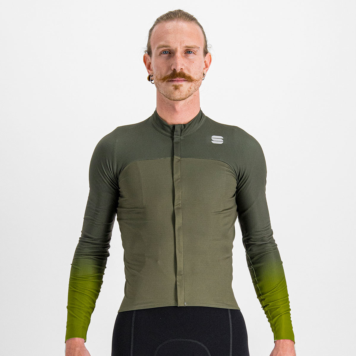 Sportful Bodyfit Pro Fietsshirt Lange Mouwen Groen/Geel Heren