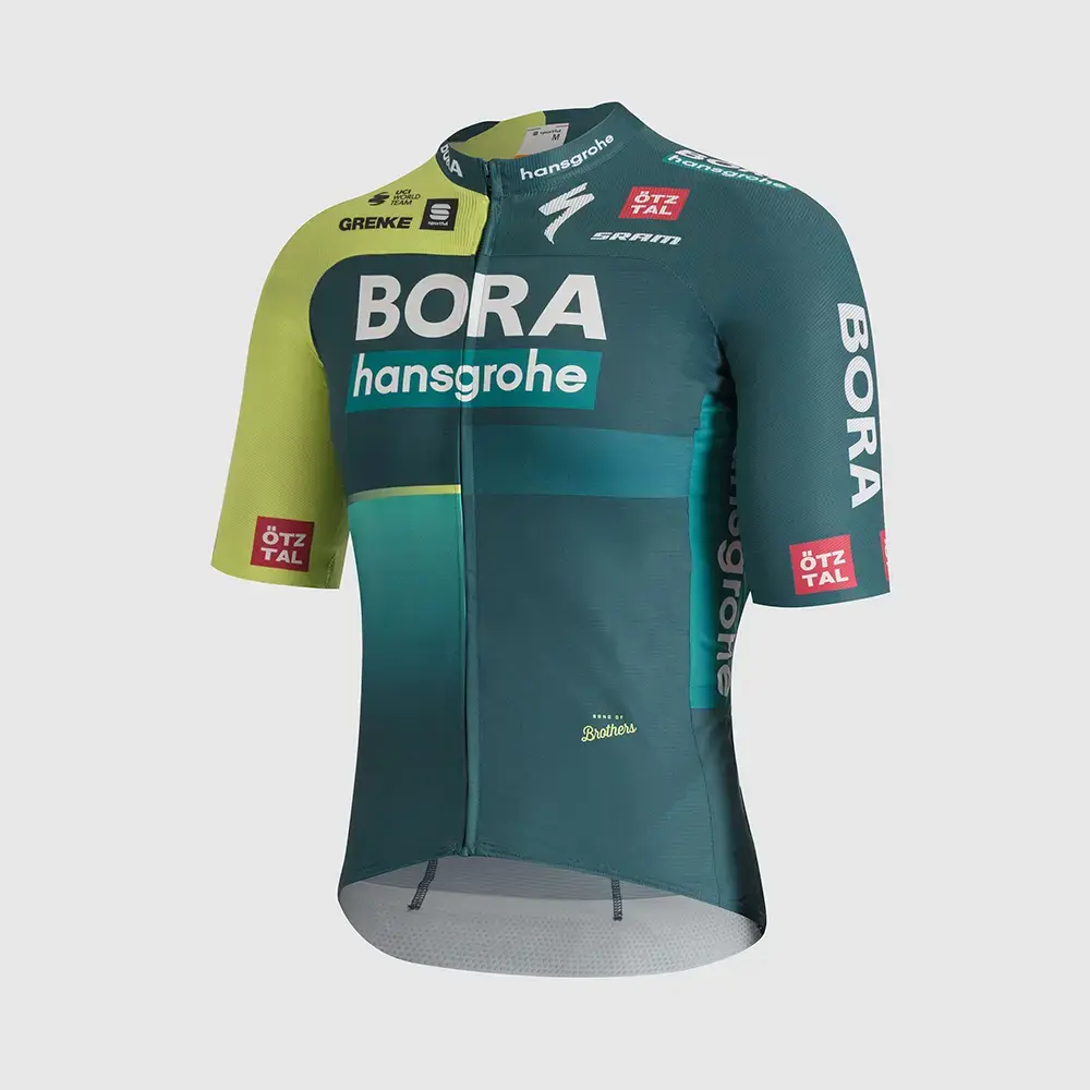 Sportful Team Bora-Hansgrohe Bodyfit Team Fietsshirt Korte Mouwen Groen