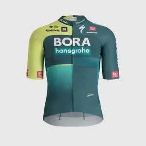 Sportful Team Bora-Hansgrohe Bodyfit Team Fietsshirt Korte Mouwen Groen