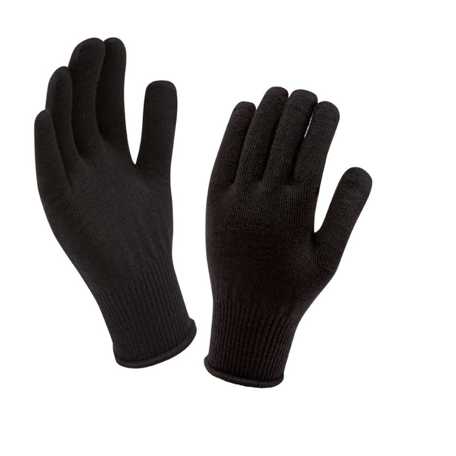 Sealskinz Merino Liner Handschoenen Zwart One Size koop je bij